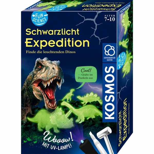 Zábavná vědecká expedice v černém světle, experimentální ...