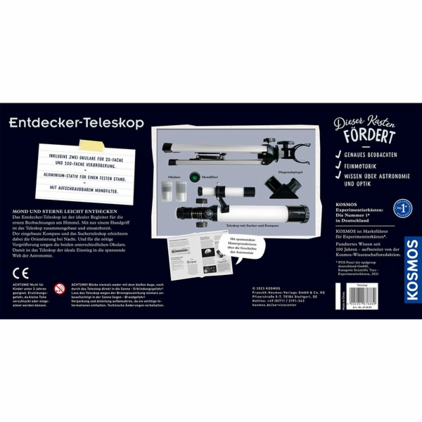 Discovery dalekohled, experimentální box