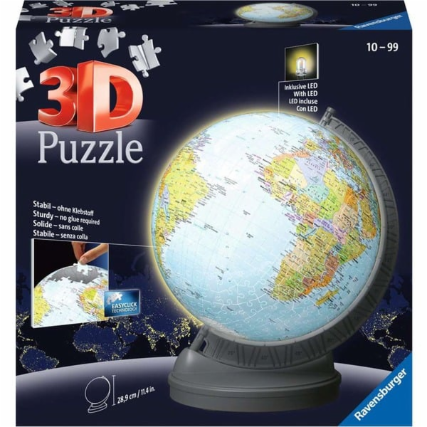 3D puzzle koule se světlem