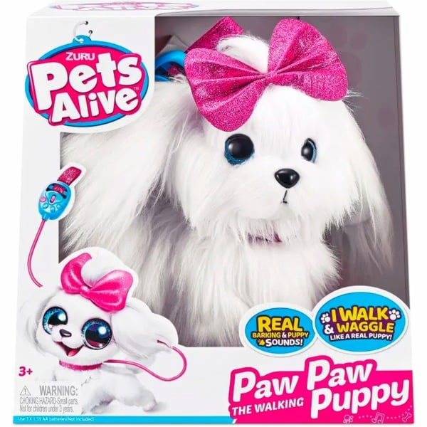 Pets Alive - Paw Paw běžící štěně, plyšová hračka