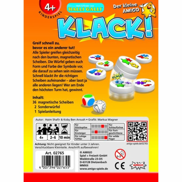 Clack!, hra dovedností