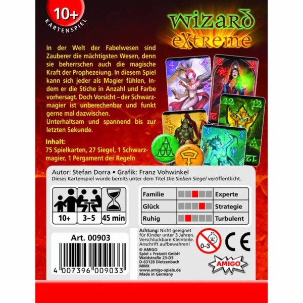 Wizard Extreme, karetní hra