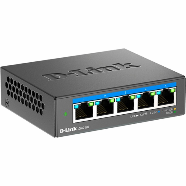 D-Link DMS-105/E, vypínač