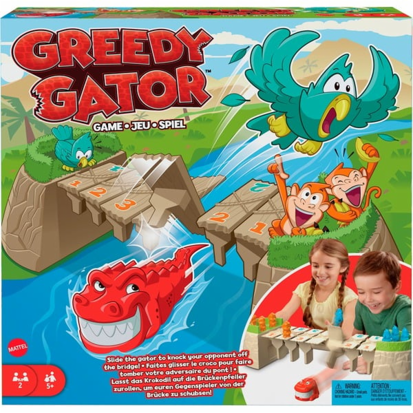 Mattel Games Kalle Krokodýlí past, dovednostní hra