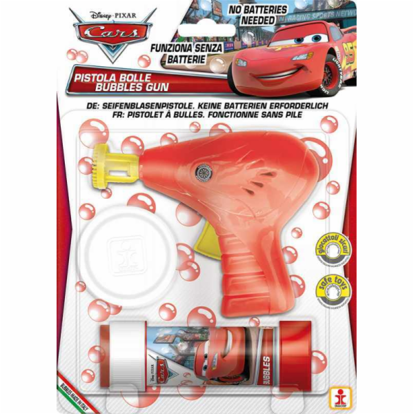 Dulcop Pistolet do robienia baniek mydlanych Cars (235031)