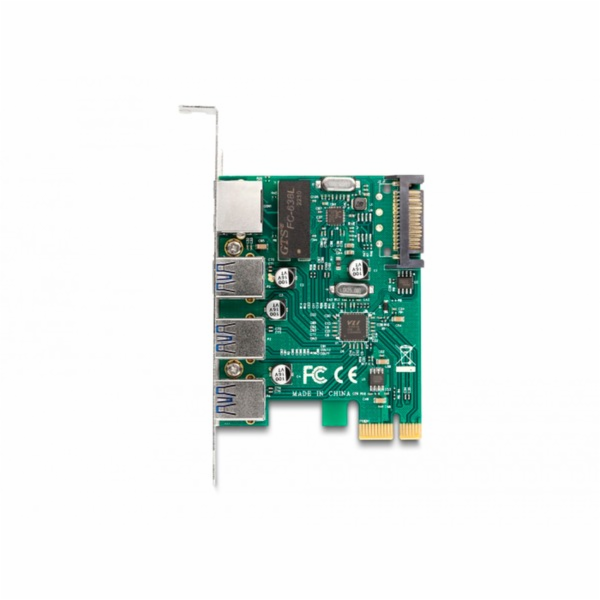 Karta PCI Express x1 do 3 x USB 5 Gbps Type-A socket + 1 ...