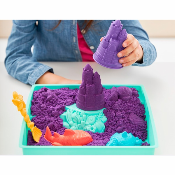 Spin Master Kinetic Sand - Sandbox Set fialová, hrací písek