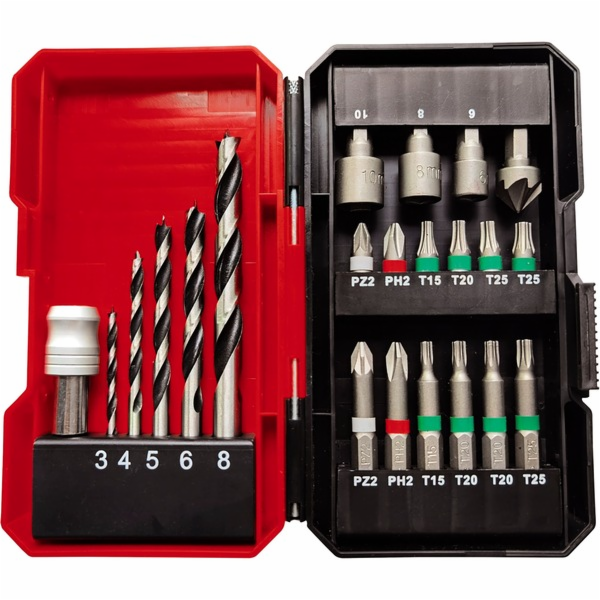 Sada akumulátorového šroubováku TE-CD 18/45 3X-Li +22, 18V