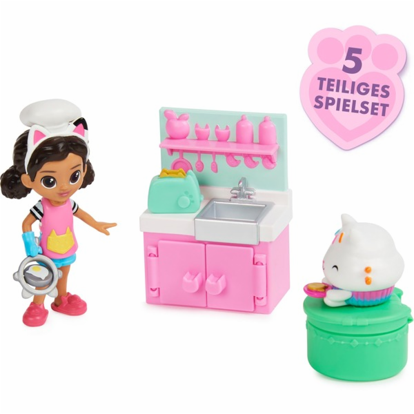 "Gabby's Dollhouse - Cat-tivity Set Lunch and Munch, Role...
