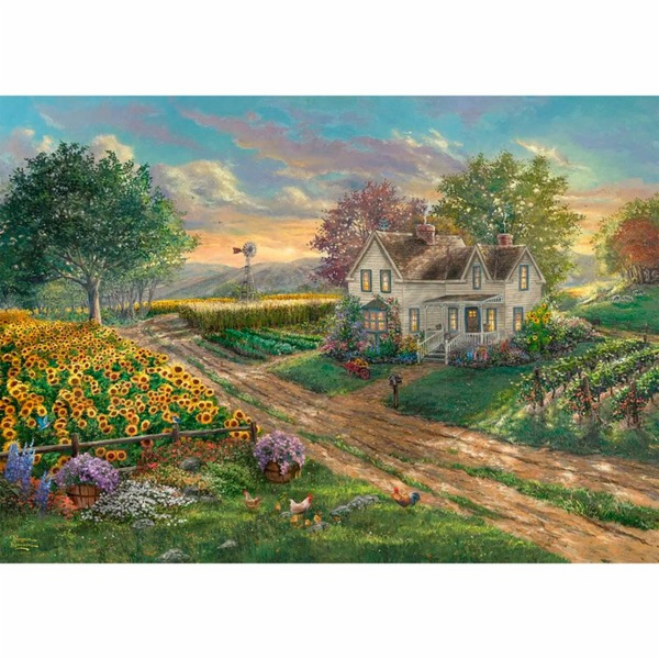 Schmidt Spiele Thomas Kinkade Studios: Slunečnicová pole,...