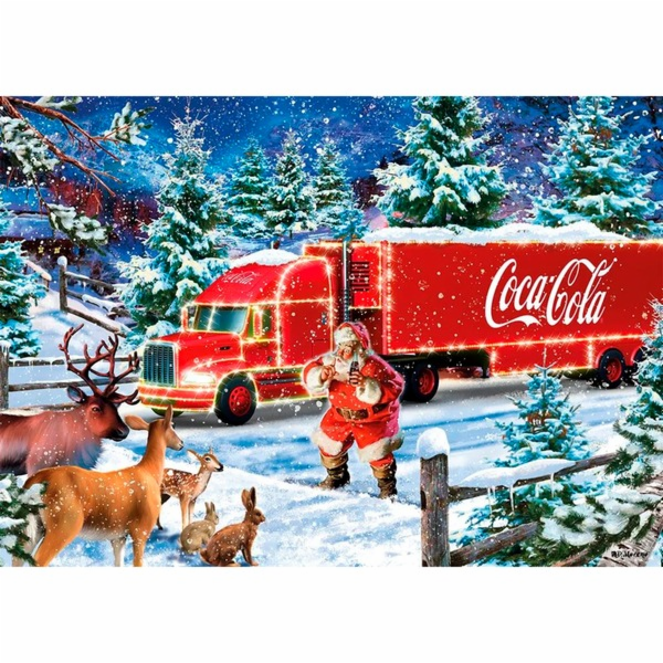 Coca Cola: Vánoční kamion, puzzle