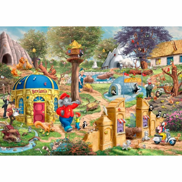 Thomas Kinkade Studios: Benjamin Blümchen, Den v Zoo Neus...