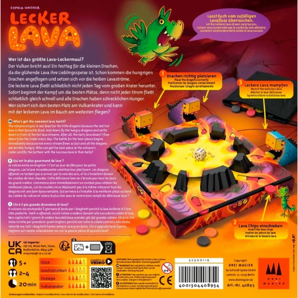 Tři kouzelníci: Tasty Lava, desková hra