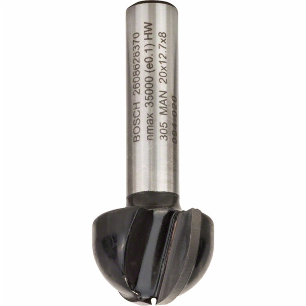 Fréza na výklenky Standard for Wood, O 20 mm, rádius 10 mm