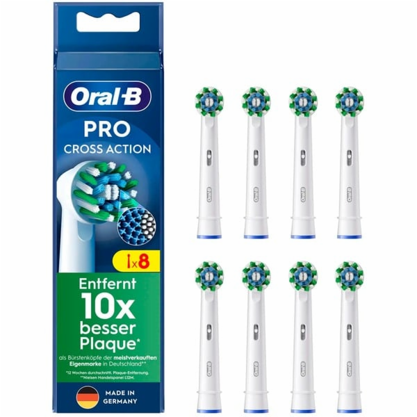 Sada kartáčkových hlav Braun Oral-B Pro Cross Action po 8 ks