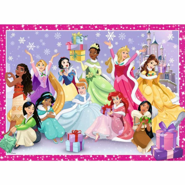 Ravensburger dětské puzzle Disney - Kouzelné Vánoce