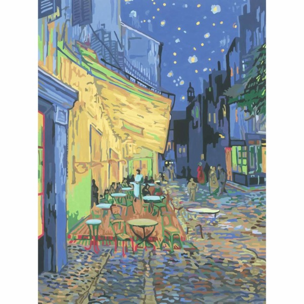 Ravensburger CreArt ART Collection - Café Terrace at Nigh...