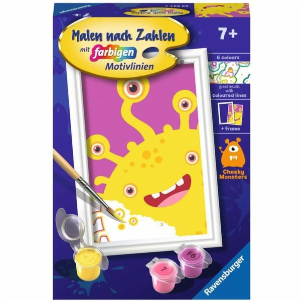 Ravensburger Painting by Numbers - Yellow Monster