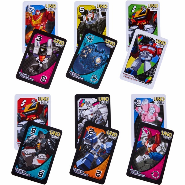 Mattel Games UNO Flip! Transformers, karetní hra