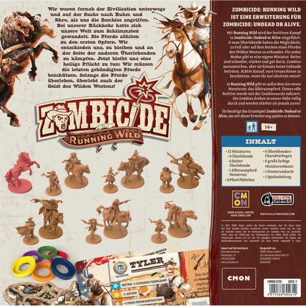 Asmodee Zombicide: Undead or Alive - Running Wild, deskov...
