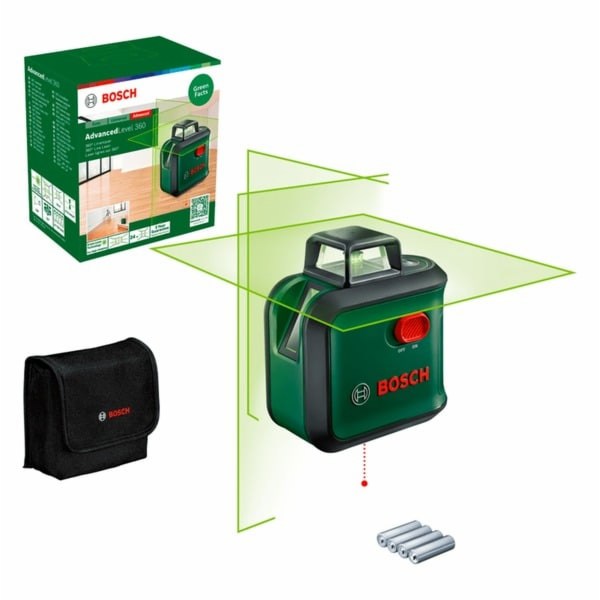 Křížový čárový laser Bosch AdvancedLevel 360