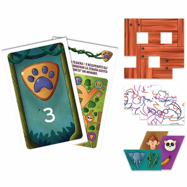 Clementoni Escape Game Junior - útěk ze zoo, společenská hra