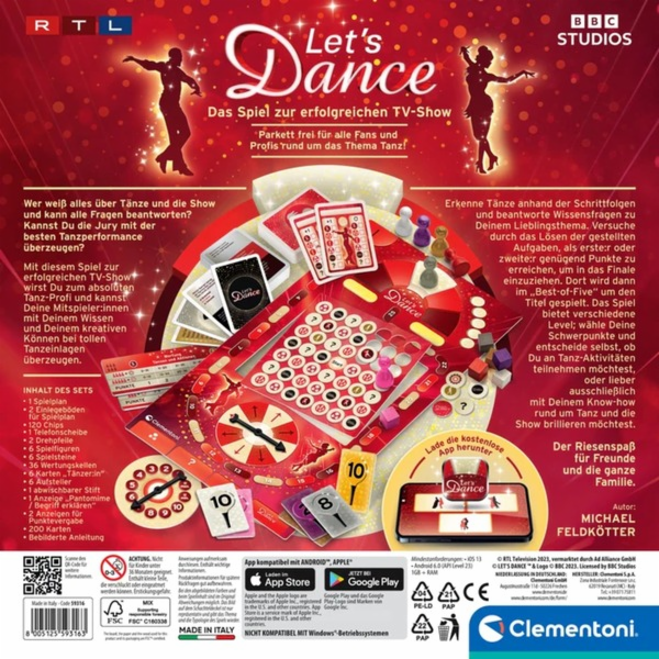 Clementoni "RTL Let's Dance, společenská hra"