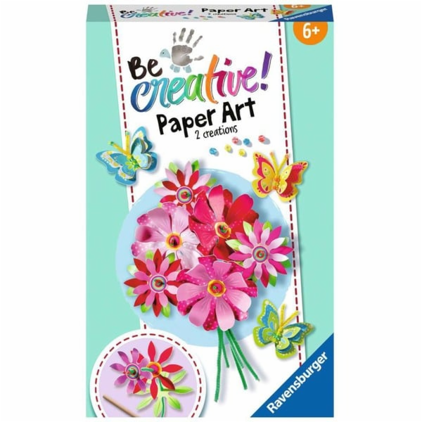 Ravensburger BeCreative Paper Art Květiny a motýli, řemesla