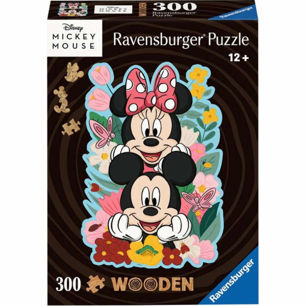 Dřevěné puzzle Ravensburger Disney Mickey & Minnie