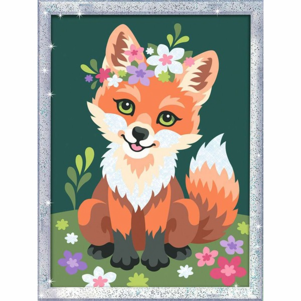 Ravensburger Painting by Numbers - Flowery Fox