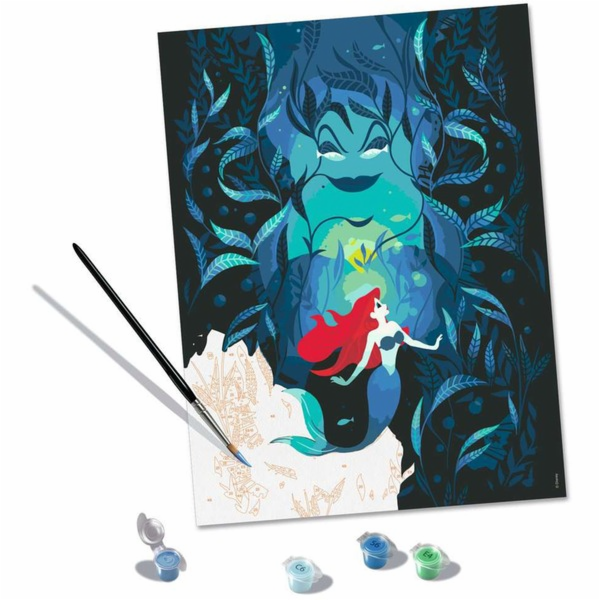 Ravensburger CreArt - Disney Ariel a Ursula, malba