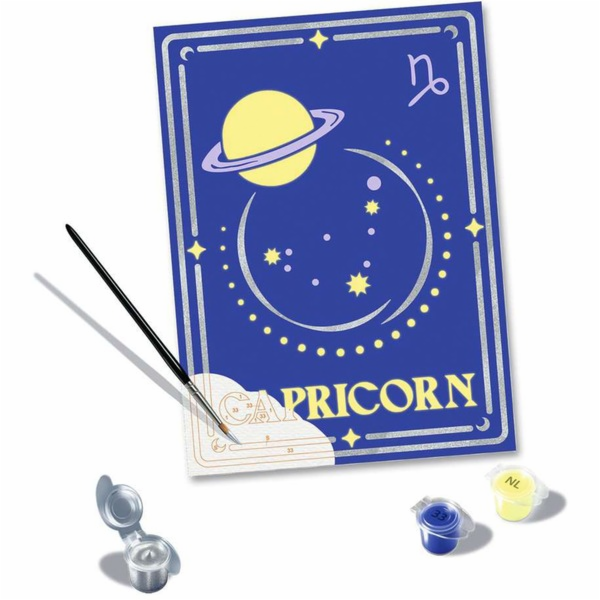 Ravensburger CreArt - znamení zvěrokruhu Kozoroh, malba