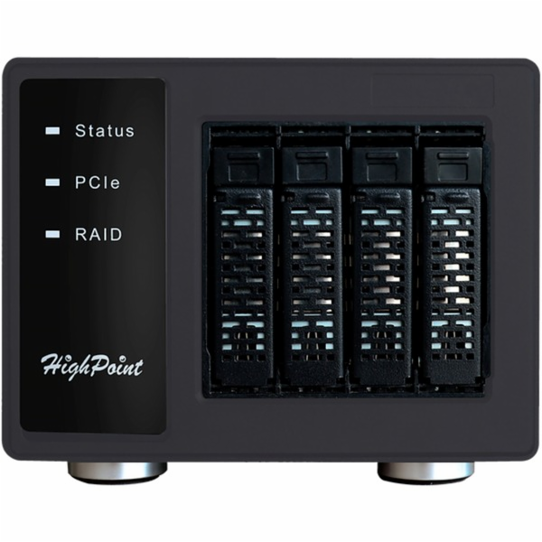 HighPoint SSD6444 4x port na PCIe 3.0 x16 NVMe RAID pouzd...