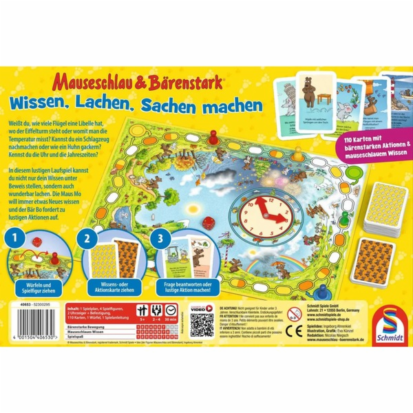 Schmidt Spiele Chytrý jako myš a silný jako medvěd: Znalo...