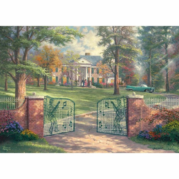 Schmidt Spiele Thomas Kinkade Studios: Graceland 50th Ann...