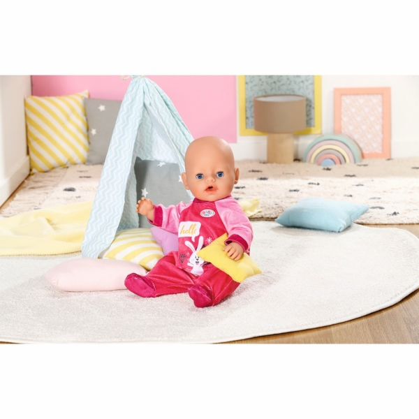 ZAPF Creation Zapf BABY born overal růžový 43cm 832646