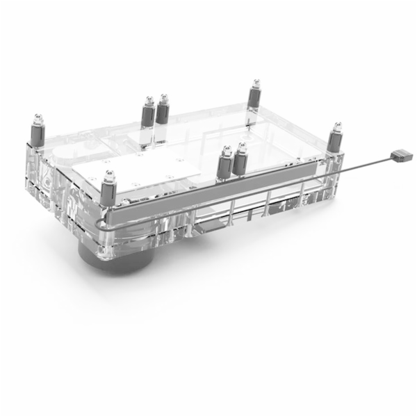 Alphacool Core Flat Reservoir 240 s čerpadlem VPP - vpravo