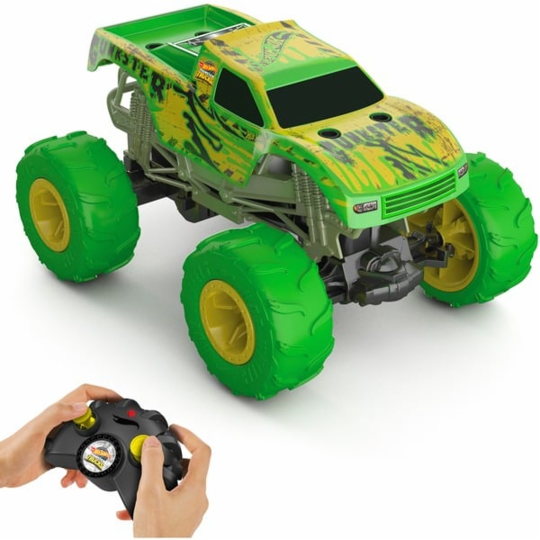 Hot Wheels RC Monster Trucks 1:15 Gunkster Glow in the Dark