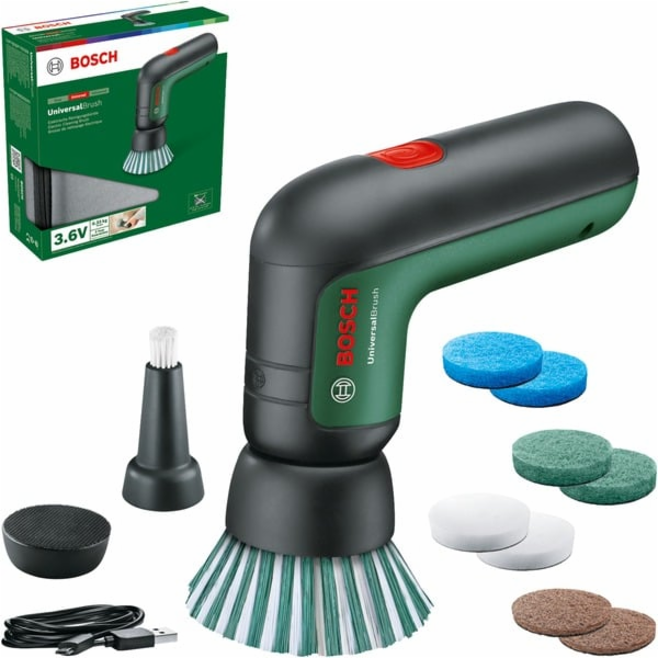 Akumulátorový kartáč Bosch UniversalBrush Set, 3,6 V, kar...
