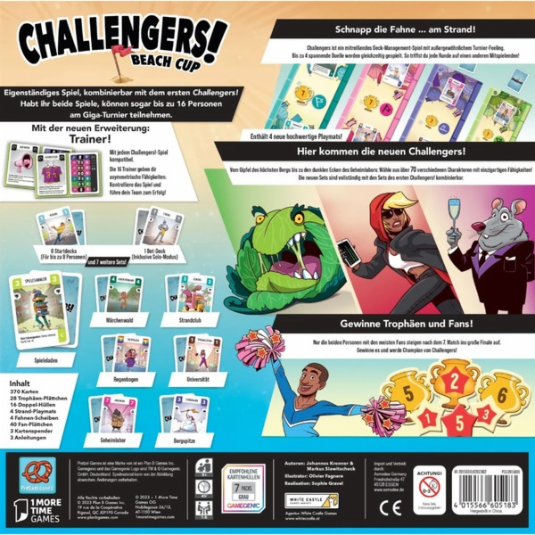 Asmodee Challengers! Beach Cup, karetní hra