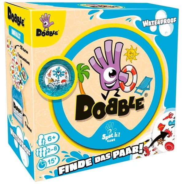 Asmodee Dobble Waterproof, karetní hra