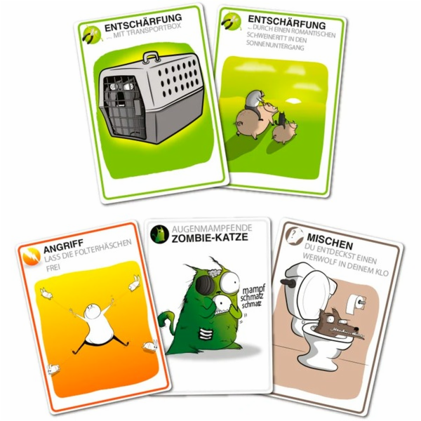 Asmodee Exploding Kittens - NSFW Edition, karetní hra