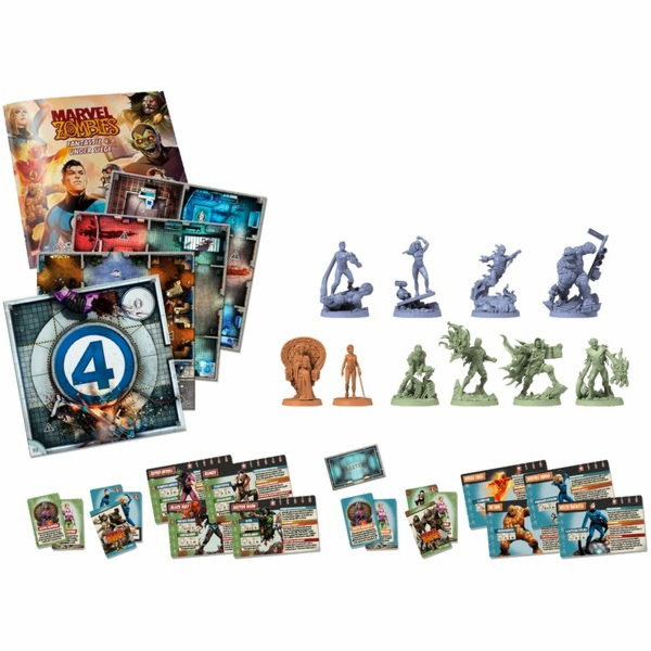 Asmodee Marvel Zombies - Fantastic 4 Under Siege, karetní...