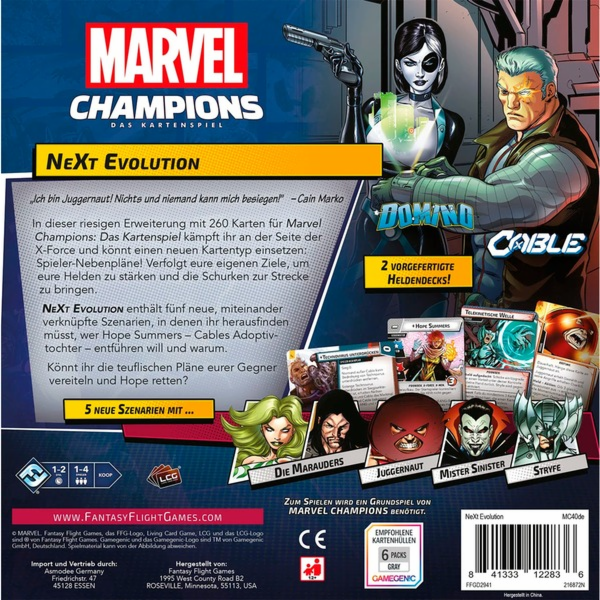 Asmodee Marvel Champions: The Card Game - NeXt Evolution