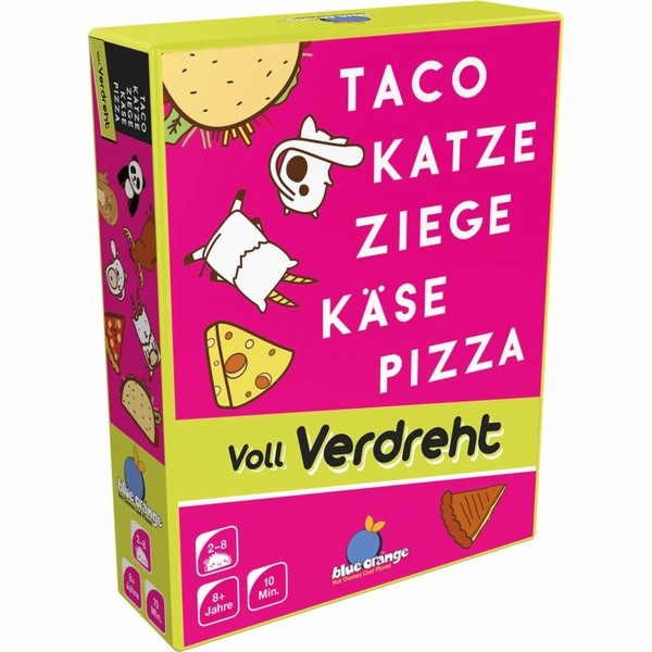Asmodee Taco Cat Kozí sýr Pizza: Plně zkroucená, karetní hra