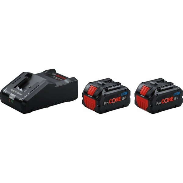 Startovací sada Bosch 18V, 2x ProCORE 18V 8,0Ah + GAL 18V...