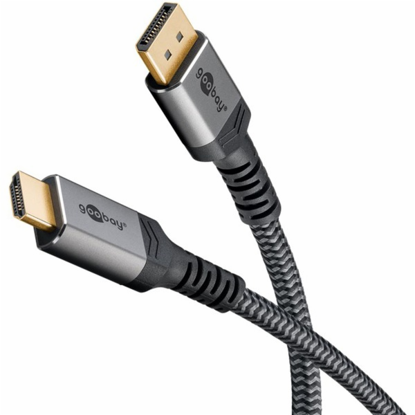 goobay Plus DisplayPort > Kabel adaptéru HDMI, 4K @ 60 Hz
