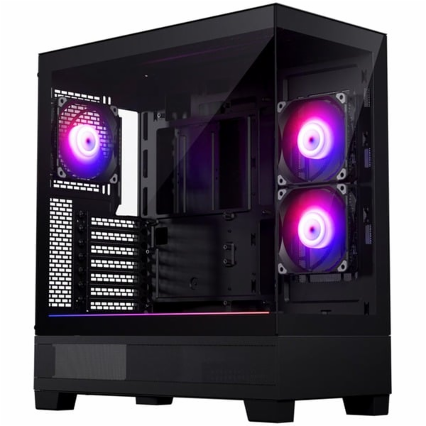 Okna Phanteks XT View Tempered Glass D-RGB - černá