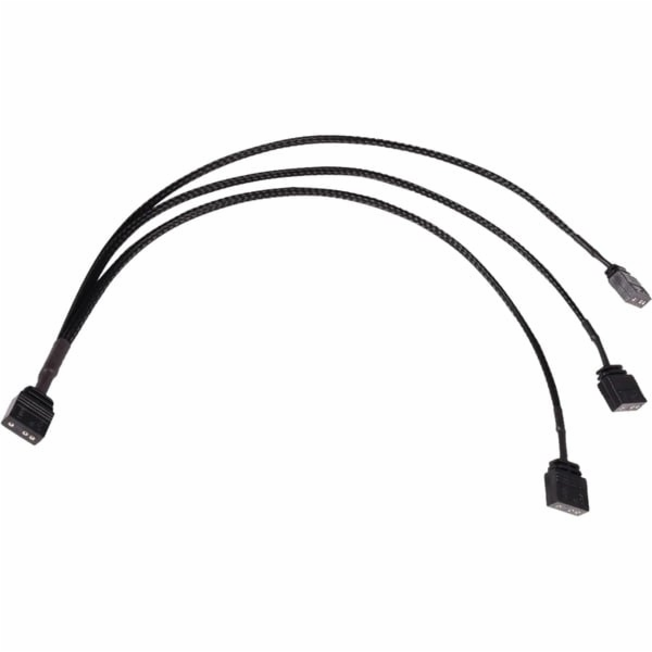 Alphacool Y-kabelový rozbočovač aRGB 3-pin až 3x 3-pin, 30cm