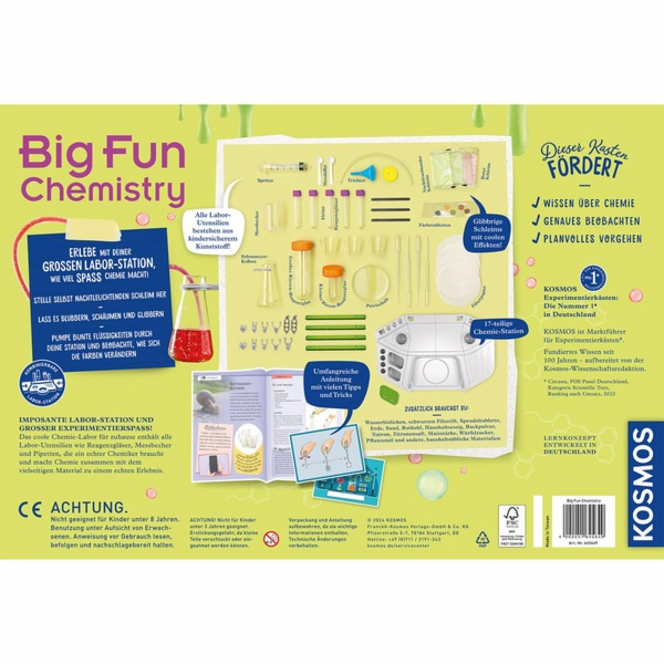KOSMOS Big Fun Chemistry, experimentální box